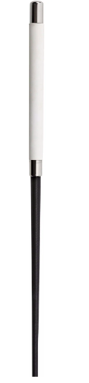 EQ Kørepisk sort/hvid 140 cm 